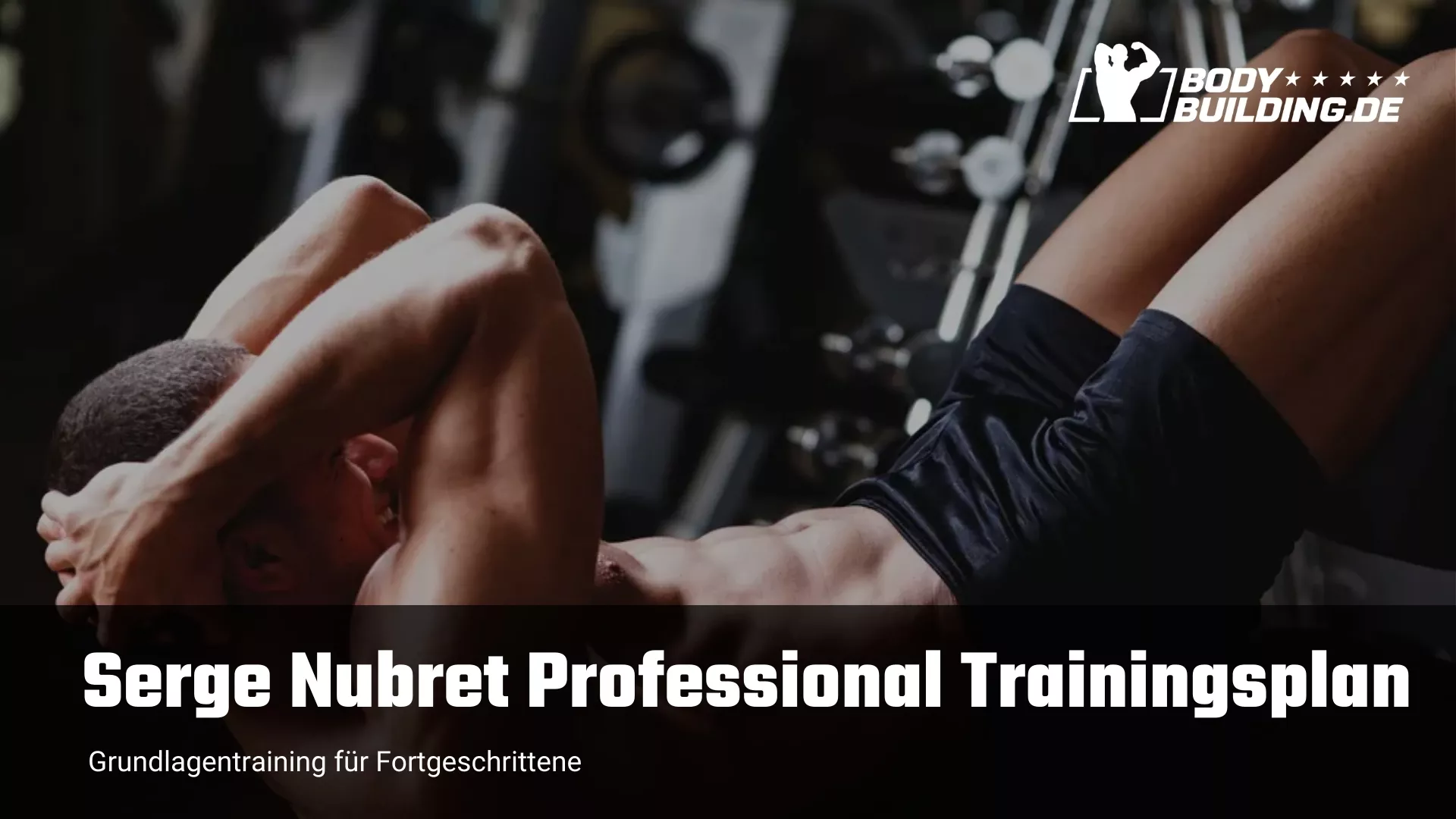 Serge Nubret Professional Trainingsplan+