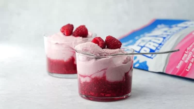 Protein-Himbeer-Mousse